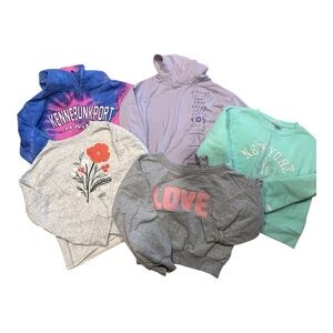 Kids Colorful Sweatshirt Set of 5 Size M